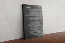 Desiderata Poem Max Ehrmann Canvas Wall Art Picture Print Home Decor Wood Effect