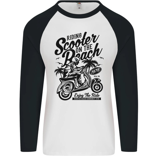 Scooter the beach - beach, mod
