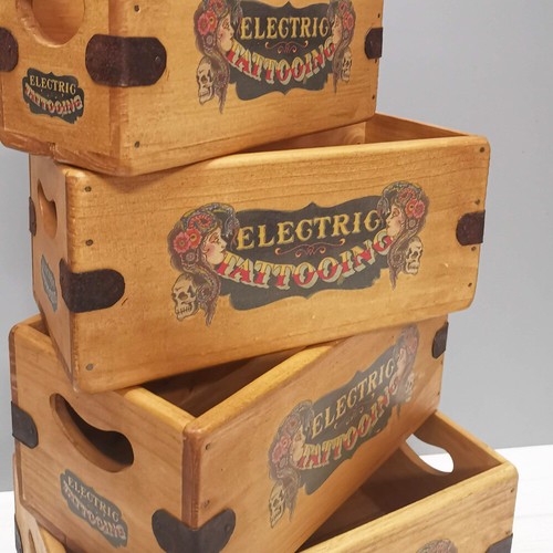 Vintage tattoo box - vintage,
