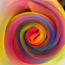 Rainbow Multicolour Sheer