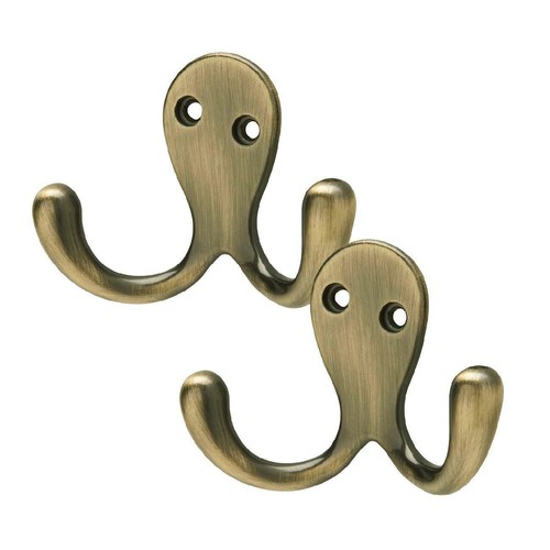 Pack 20x double robe hooks - 4-20x,