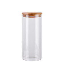 Clear Glass Cylinder Storage