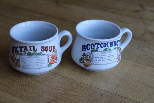 1970s vintage ceramic - 1970s, recipe