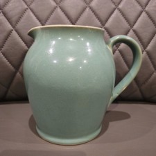 Denby Vintage Manor Green Stoneware 2 Pint Jug/Pitcher - 1938