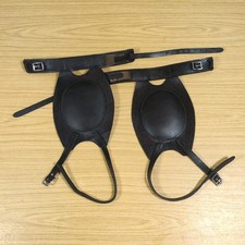 Jeffries Leather Skeleton Knee Boots - Full *Free Postage*