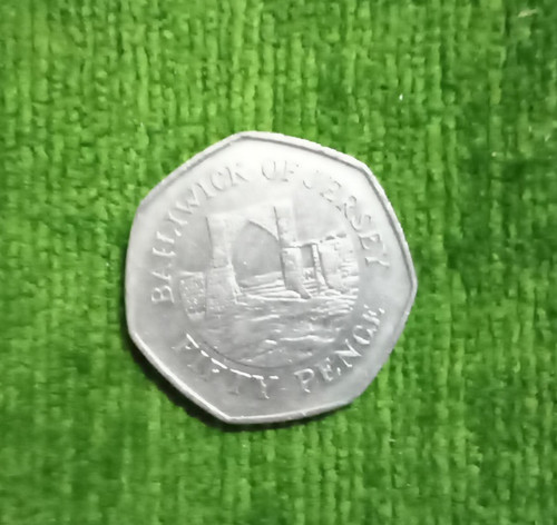 Jersey grosnez tower 50p - jersey,