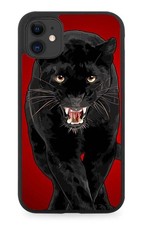 Black Panther Rubber Phone