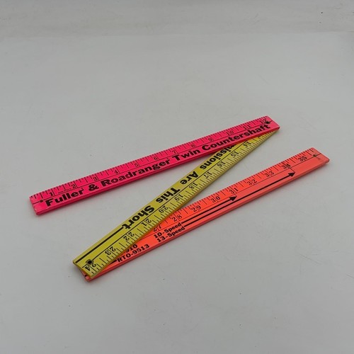 Vtg meter stick wooden ruler - meter,