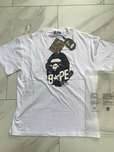Bathing ape white - white, graphic