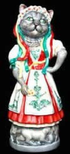 Bronte porcelain clowder - -,