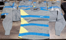 Job Lot x 6 New Vintage Slazenger Stylish Retro Mens Jumpers 28" Age 8