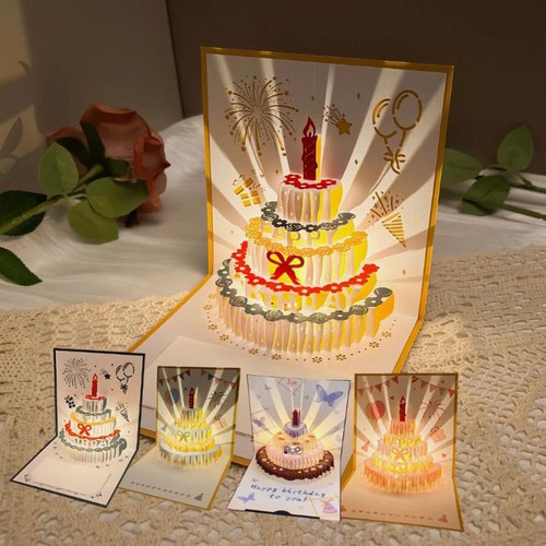 Pop birthday card with - birthday,