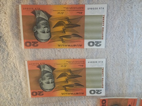 Australian banknotes unc - australian,