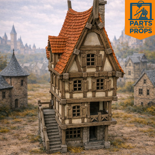 Tall fantasy medieval dwelling - tall,