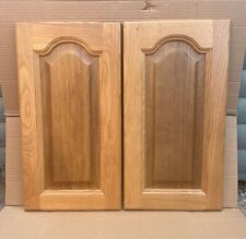 KITCHEN 2 x OAK FRAME DOORS 300 x 560 Discoloured Centre - Paint STOCK# SK278