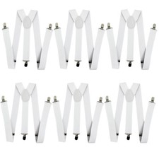 WHITE BRACES 6 PACK MEN'S