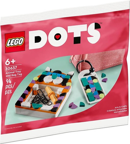 Lego dots animal tray - tray, bag