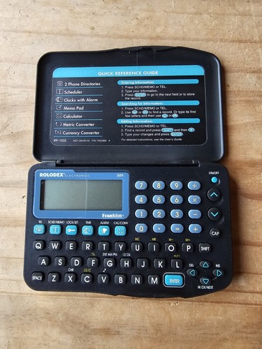 Franklin phone rolodex - phone,