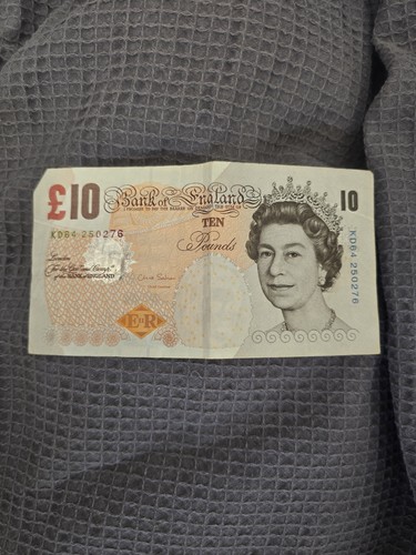 Old note - old, £10