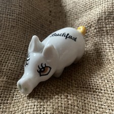 Vintage Shamrock Wade Pig 1956 - 1961 Hand Painted 1960's Pottery Ireland Irish