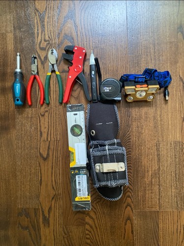 9pc electrician tool bundle - electrician,