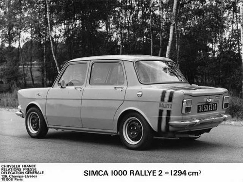 1973 simca 1000 rallye press - simca, 2