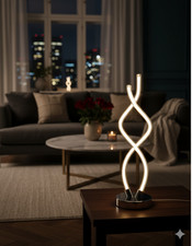 Chrome Mika LED Table Lamp by Next