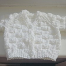 hand knitted baby cardigans