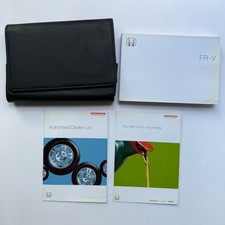 HONDA FR-V OWNERS MANUAL HANDBOOK  2004 PRINT - WALLET  PACK 2004 - 2009