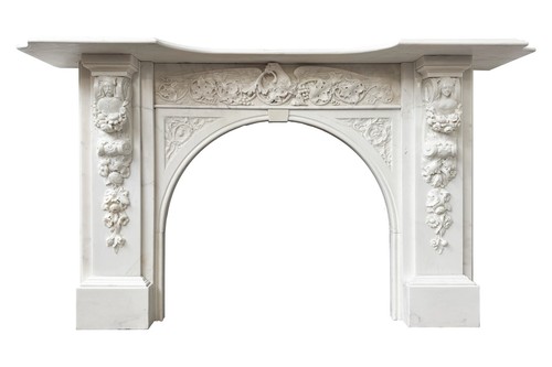 Antique fireplace victorian - antique,