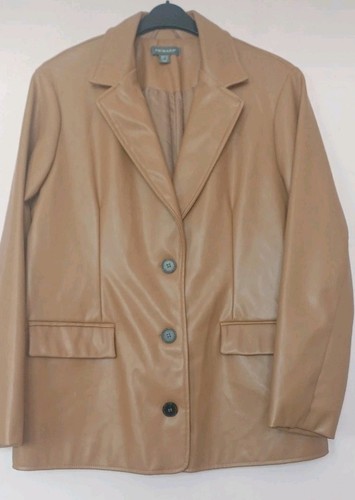 Primark tan faux leather look - tan,