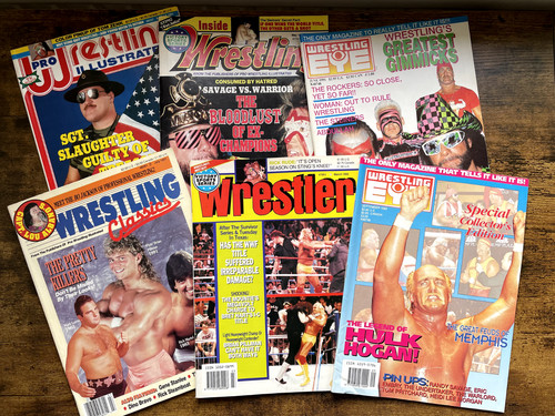 Wrestling magazines 1991 - x6,