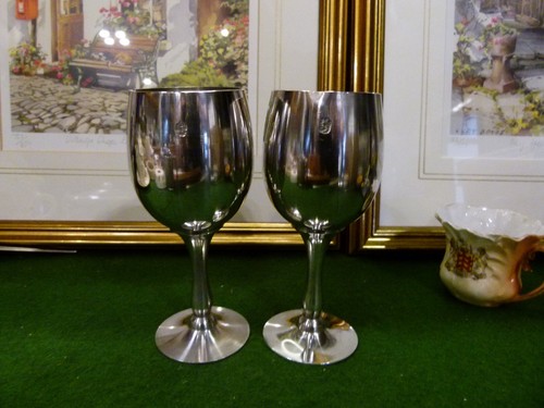Pewter goblets made - 2, by