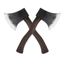 2 x Small Lumberjack Halloween Fake Axe Prop Fancy Dress Viking  Accessory
