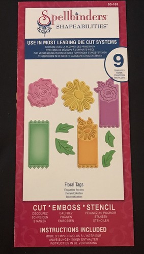 Floral tags flowers leaves - floral,