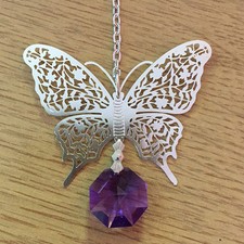Butterfly Crystal Sun Catcher