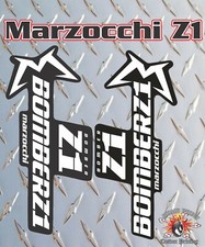 Marzocchi Z1 2018 Style Style Fork Sticker Decal Graphics Enduro, DH, white 