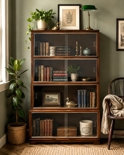 Minty barrister bookcase - minty,