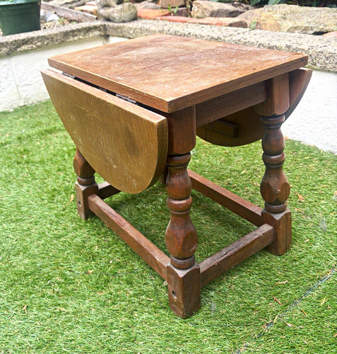 Wood drop leaf gateleg table - wood,