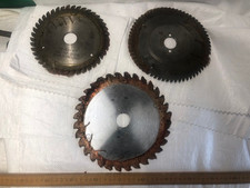 3 x Circular Saw Blades 180mm/190mm/210mm - 30mm Bore -new old stock