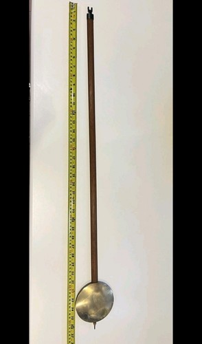 Brass long case clock rod - clock,