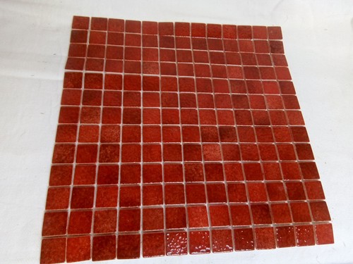 Terracotta coloured mosaic - terracotta,