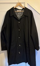 Virtually Ladies Black Mac Style Coat Size 26