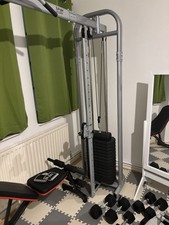 Cable Crossover Machine Pull Up Bar Large - Home Gym 180KG