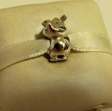 Genuine Pandora Charm Silver Animal Rino The Rhinoceros I Care Love 798023 Rhino