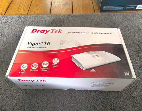 Draytek vigor 130 - draytek, white