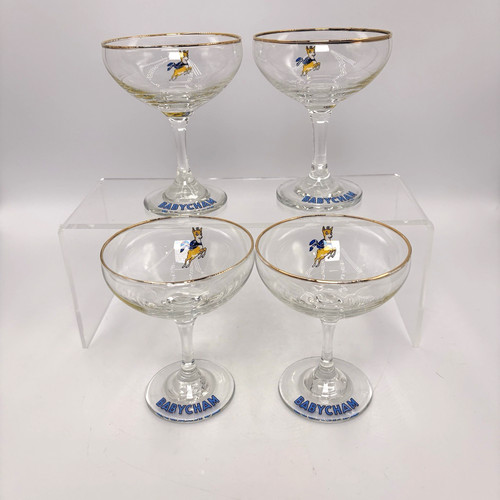 Babycham glasses set - glasses, of