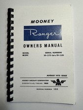 1975 Mooney Ranger Owner's