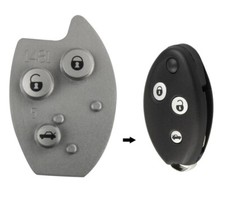 3 Button Remote Key Fob Rubber