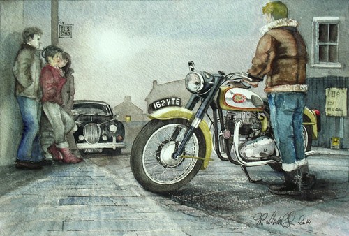 Bsa golden flash rockers - flash,